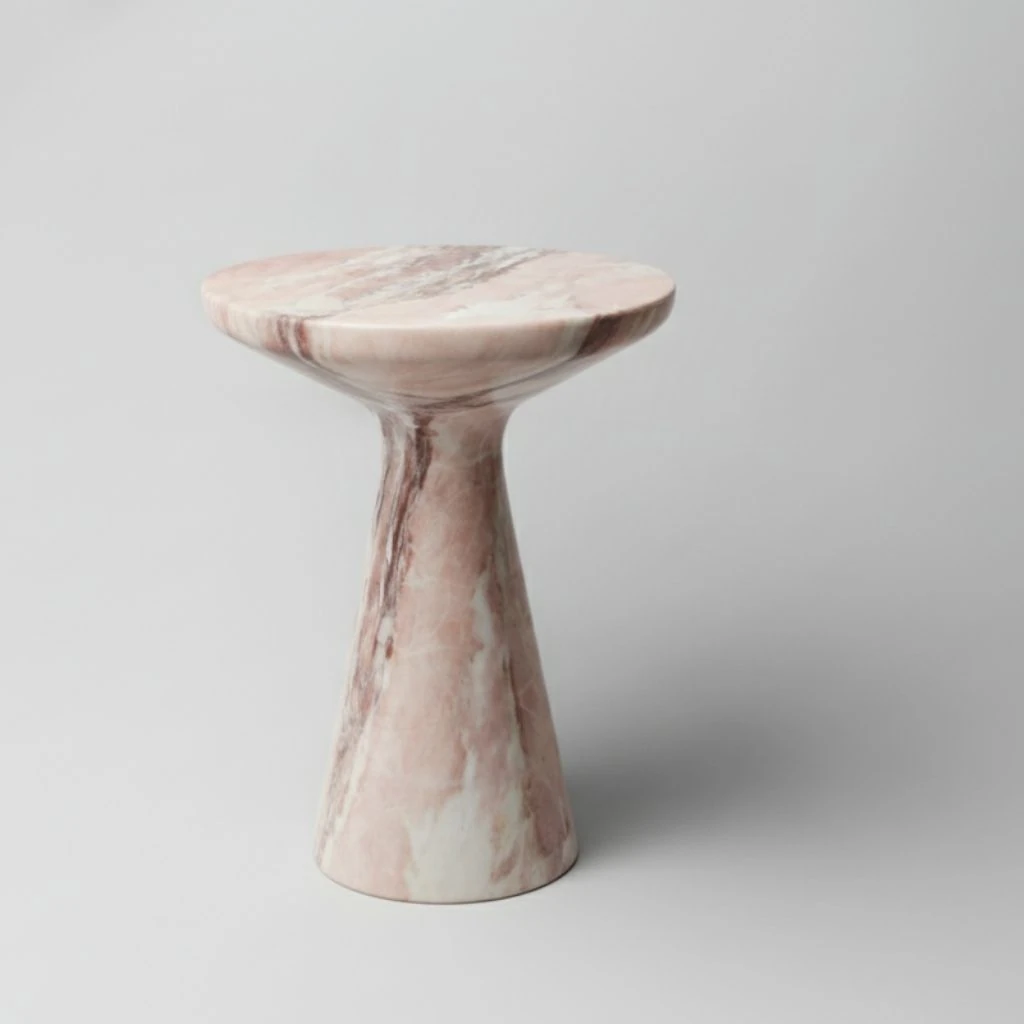 Mushroom marble coffee table