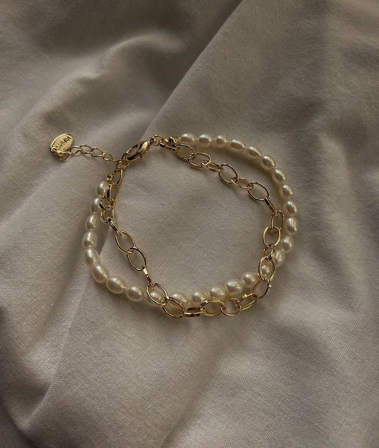 ZİNCİRLİ İNCİ BİLEKLİK