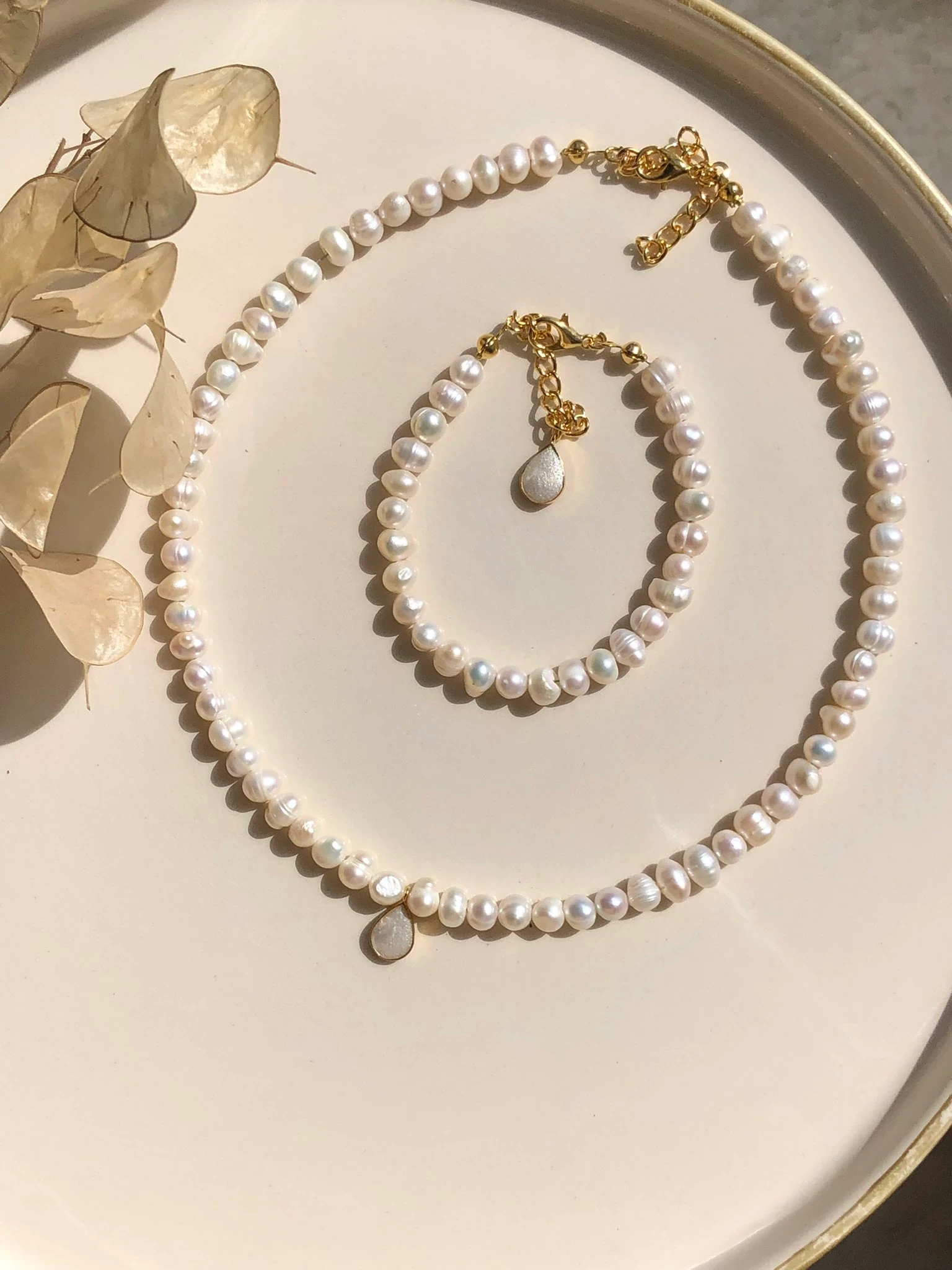 DAMLA UÇLU İNCİ SET