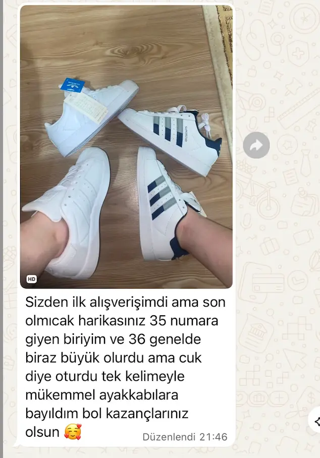 Müşteri yorumu