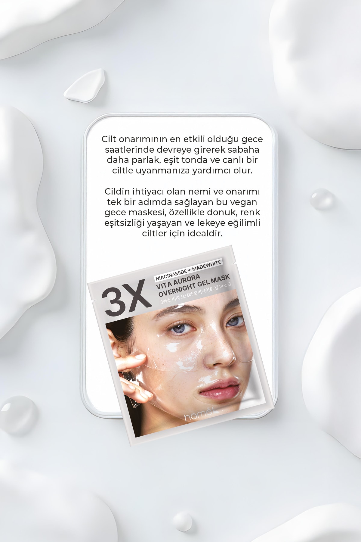 Vita Aurora Overnight Mask – Yoğun Onarım ve Aydınlatıcı Jel Gece Maskesi