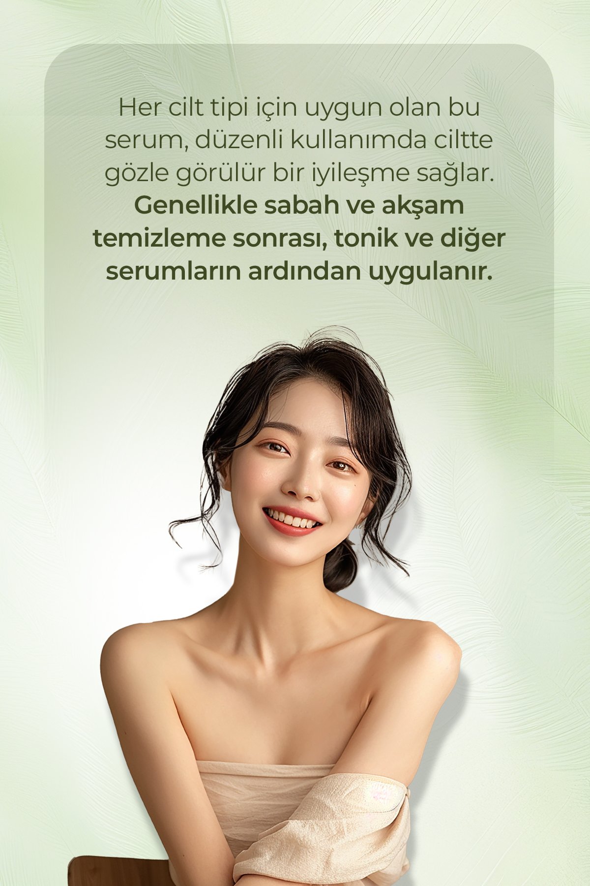 Niacinamide ve Peptit İçerikli Sıkılaştırıcı Yenileyici Kore Yoğun Bakım Serumu 40ml – Anti-Aging & Elastikiyet Artırıcı