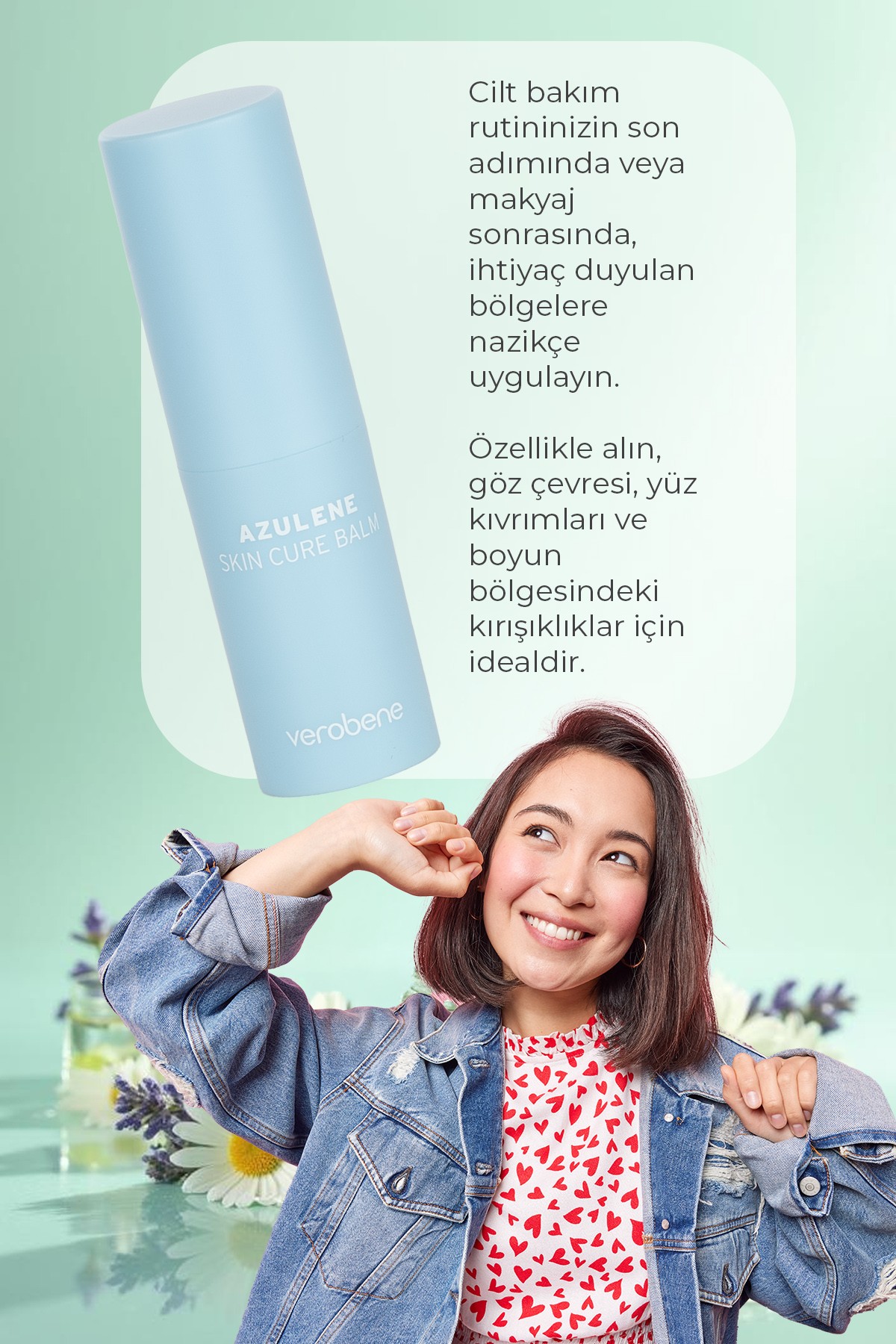 Azulene İçerikli Nemlendirici ve Kırışıklık Karşıtı Balm 10g