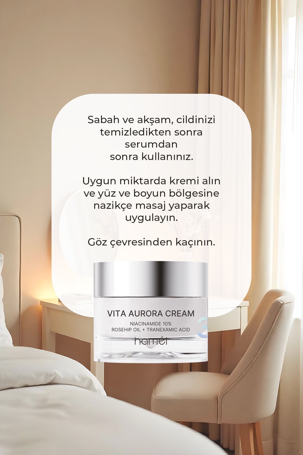 3X Vita Aurora Cream %10 Niacinamide Koyu Leke Karşıtı Cilt Tonu Eşitleyici Krem Kore 50ml