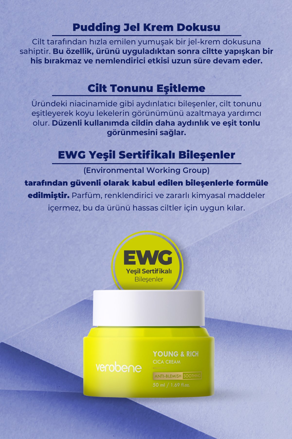 Verobene Gençleştirici Ve Besleyici Cica Kremi 50 ml