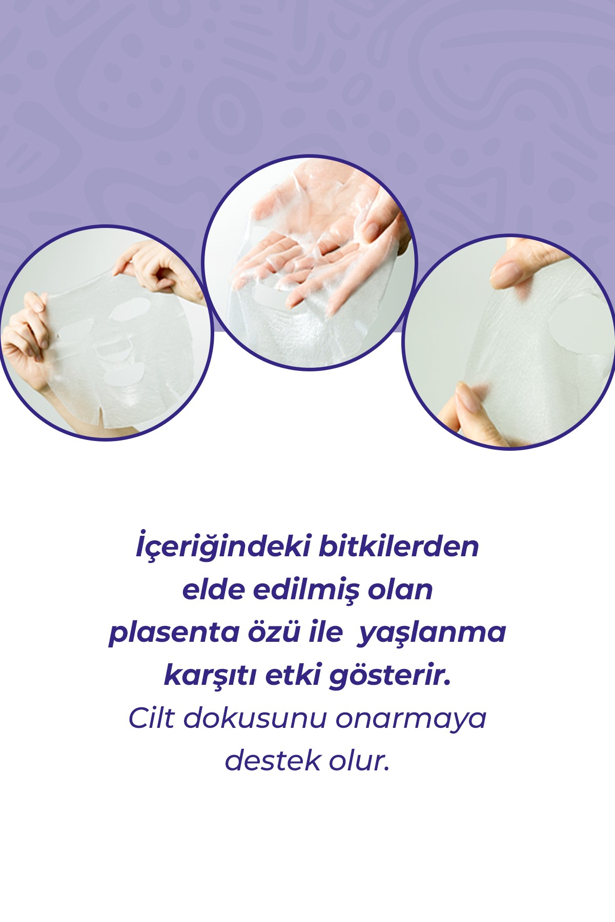 Canlandırıcı ve Nemlendirici Skualen İçerikli Kore Yüz Maskesi – Yaşlanma Karşıtı & Hücre Yenileyici 28 ml