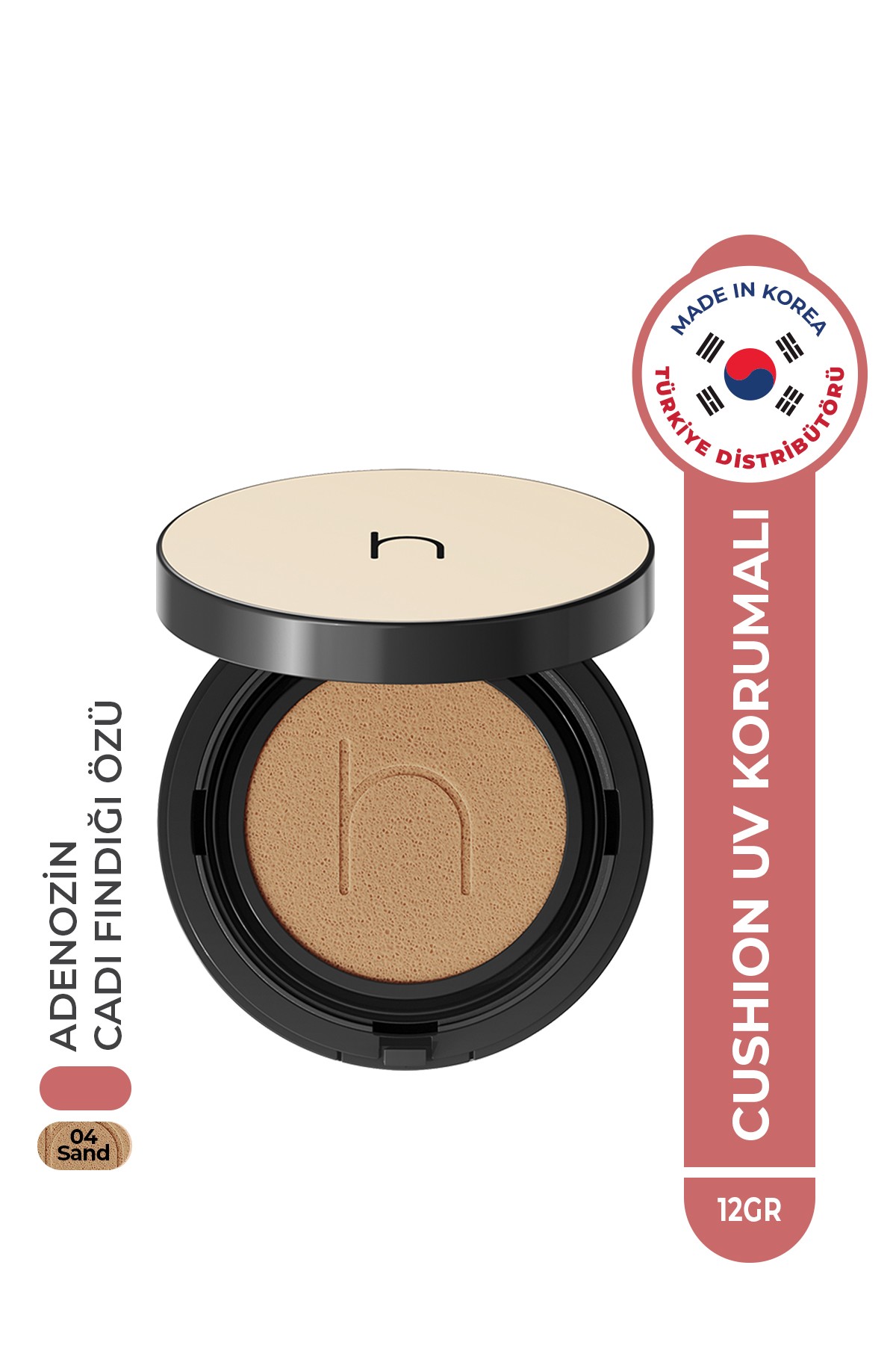 Zero Fit Cushion Vegan Nemlendirici Kore Fondöten SPF50 PA++++ – UV Koruma & Işıltı