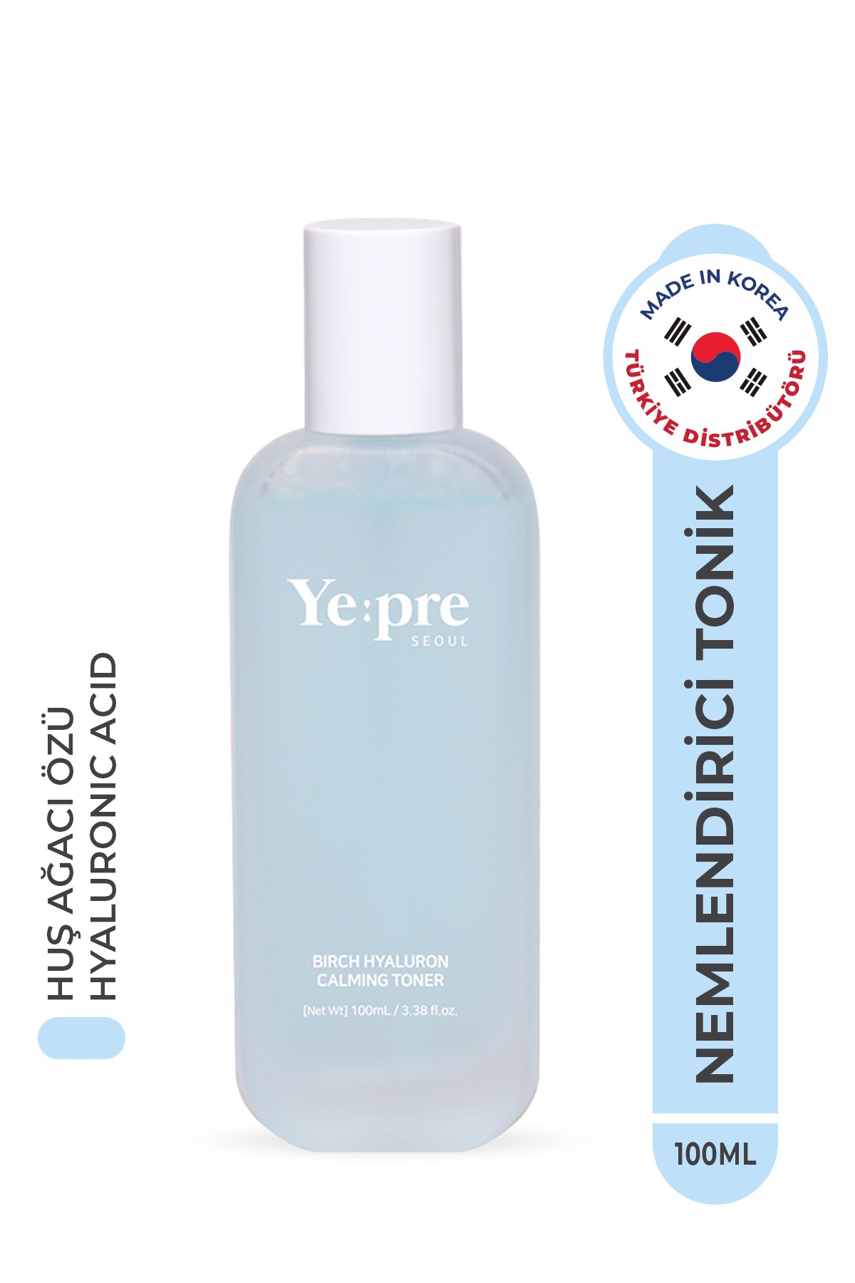 Birch Hyaluron Calming Toner Yoğun Nemlendirici Tonik Huş Ağacı Hyaluronic Acid Kore 100ml