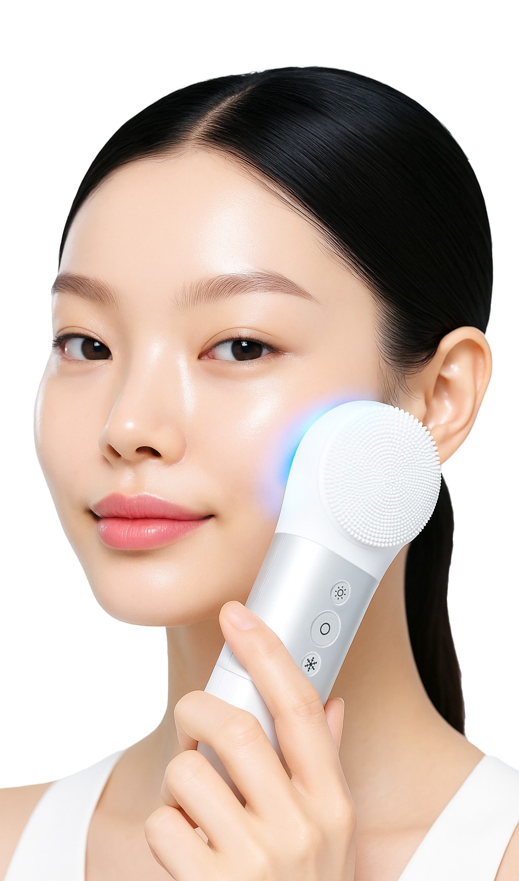 3X Deep Sonic Cleanser -LED Işıklı Titreşimli Isıtma Soğutma Özellikli Yüz Temizleme ve Masaj Cihazı