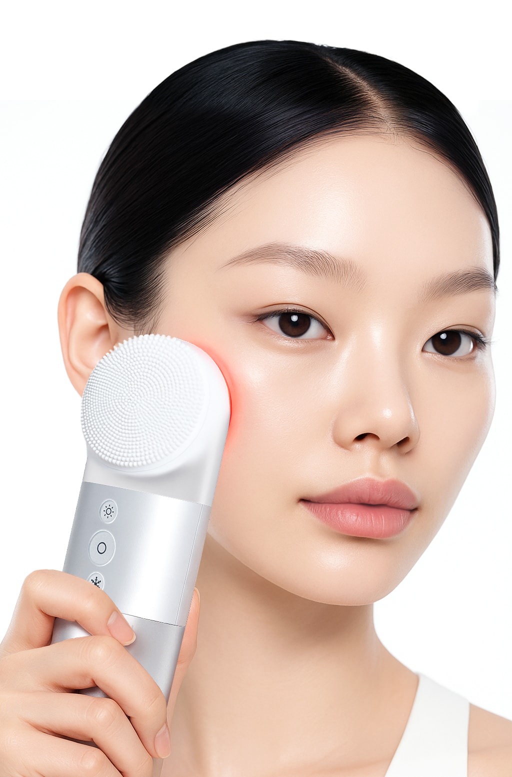 3X Deep Sonic Cleanser -LED Işıklı Titreşimli Isıtma Soğutma Özellikli Yüz Temizleme ve Masaj Cihazı