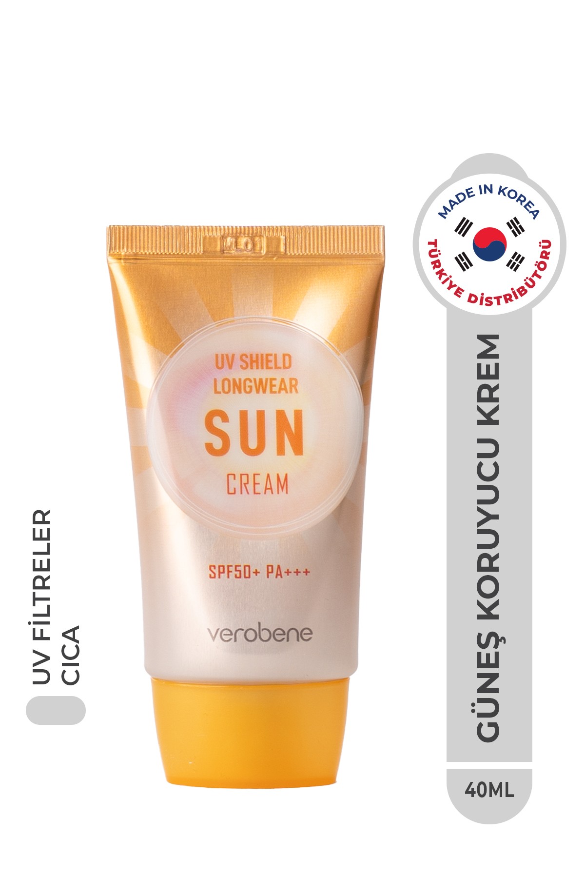 Uzun Süre Etkili Güneş Koruyucu Krem SPF50+ PA+++