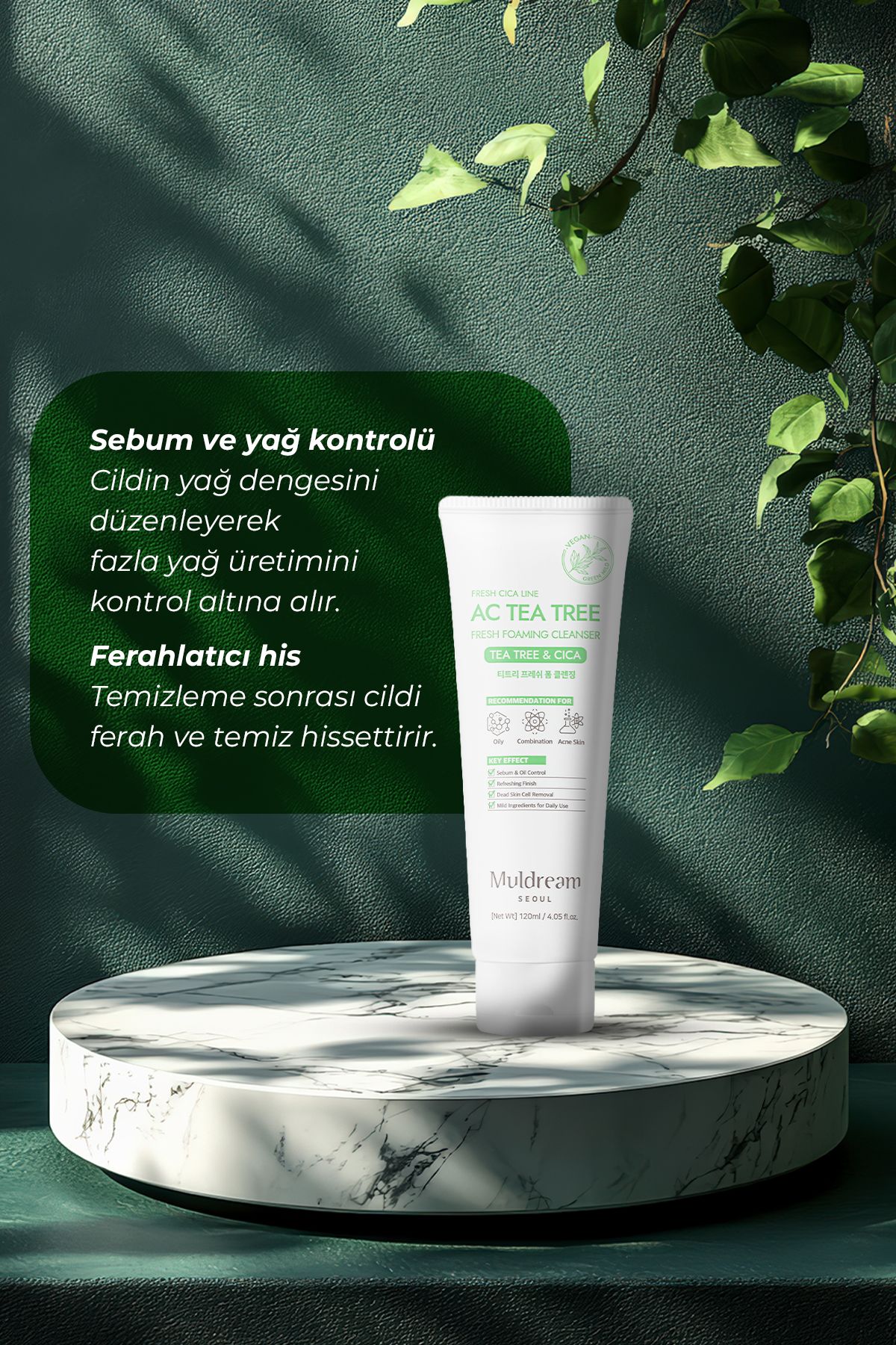 Akne Karşıtı Arındırıcı Nemlendirici ve Sebum Dengeleyici Bakım Seti