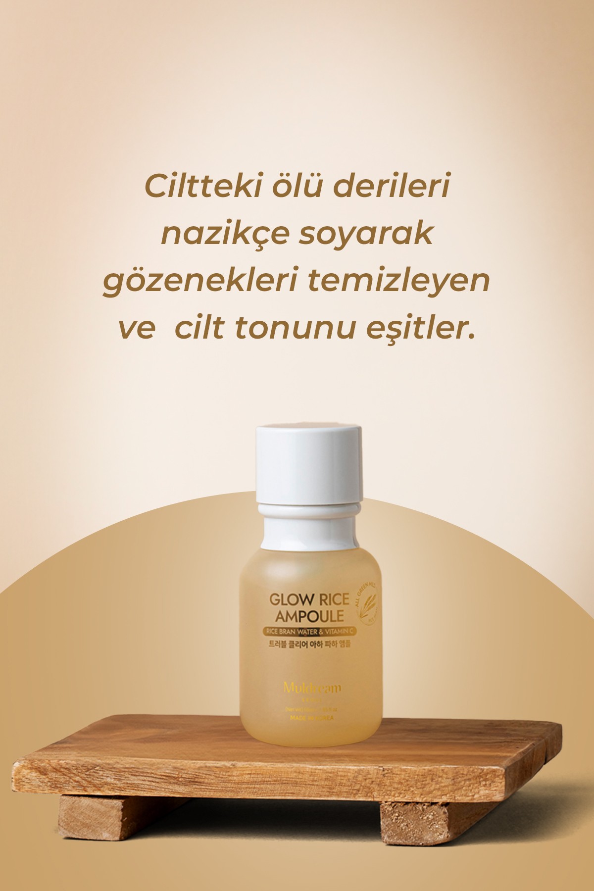 AHA ve PHA İçerikli Cilt Tonu Eşitleyici Kore Peeling Etkili Ampul 55ml – Aydınlatıcı & Onarıcı Bakım