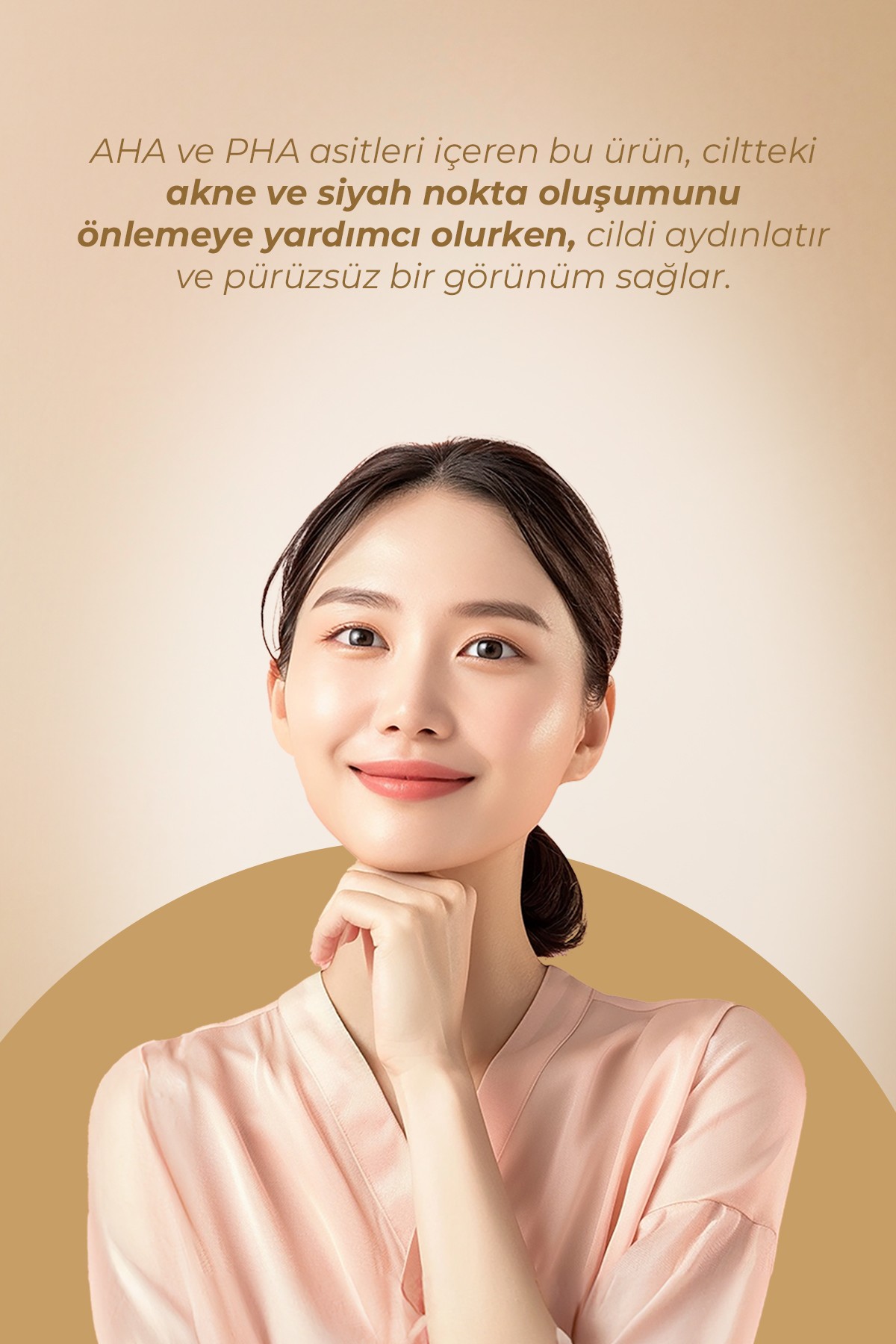 AHA ve PHA İçerikli Cilt Tonu Eşitleyici Kore Peeling Etkili Ampul 55ml – Aydınlatıcı & Onarıcı Bakım