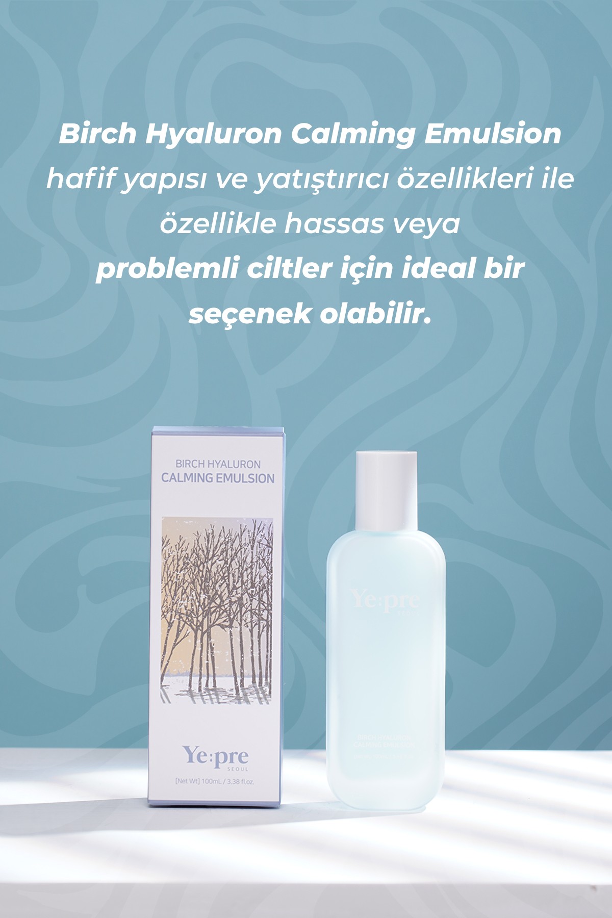 Huş Ağacı Özü ve Hyalüronik Asit İçeren Kore Nemlendirici Yatıştırıcı Emülsiyon 100ml – Cilt Bariyeri Güçlendirici & Anti-Aging