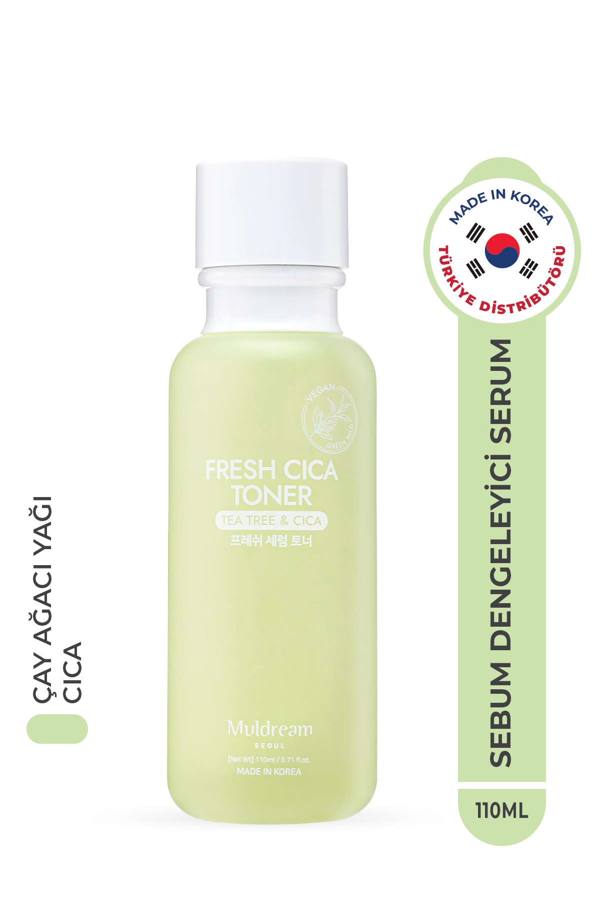 Fresh Cica Toner Nemlendirici Sebum Dengeleyici Tonik Kore 110ml