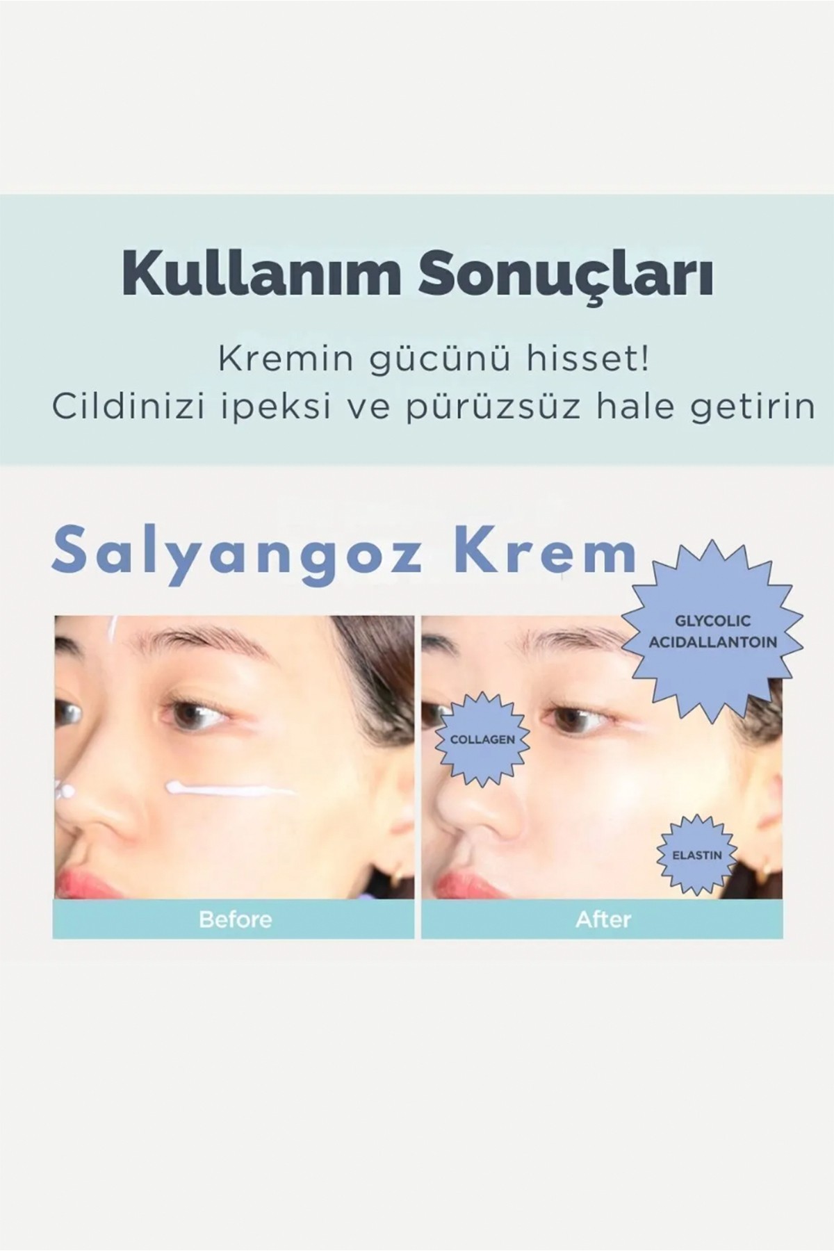 Cilt Tonu Eşitleyici Aydınlatıcı Etkili Kore Salyangoz Kremi 70ml – Onarıcı & Elastikiyet Sağlayıcı