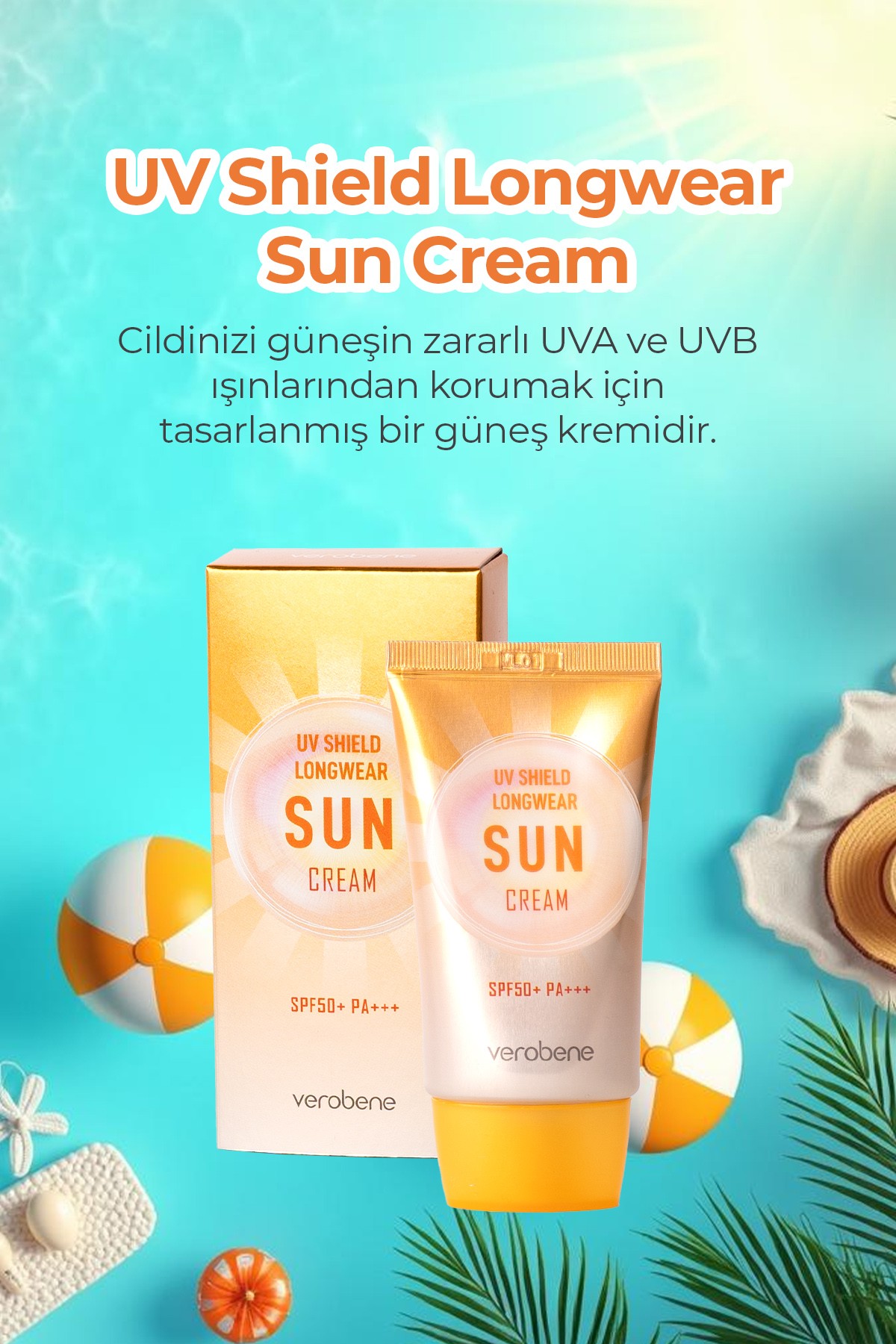 Uzun Süre Etkili Güneş Koruyucu Krem SPF50+ PA+++