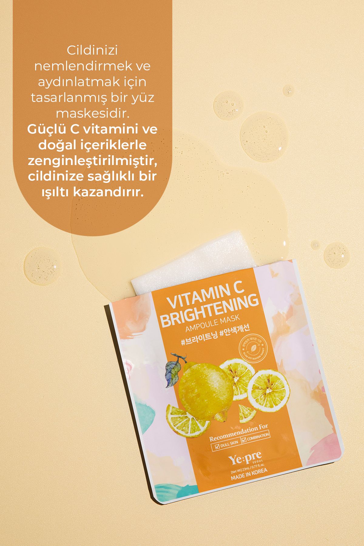 C Vitamini ve AHA İçerikli Aydınlatıcı Yoğun Bakım Seti