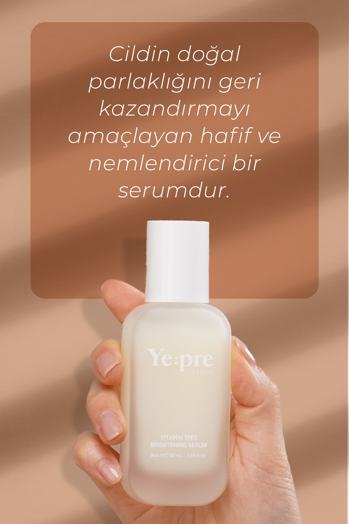 Vitamin İçerikli Aydınlatıcı Kore Serum 50ml – Cilt Tonu Eşitleyici & Antioksidan Koruma