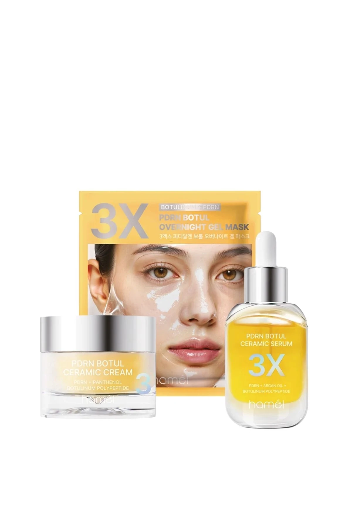 3X PDRN Botul Sodium DNA Botoks Etkili Doku Onarıcı Üçlü Bakım Seti