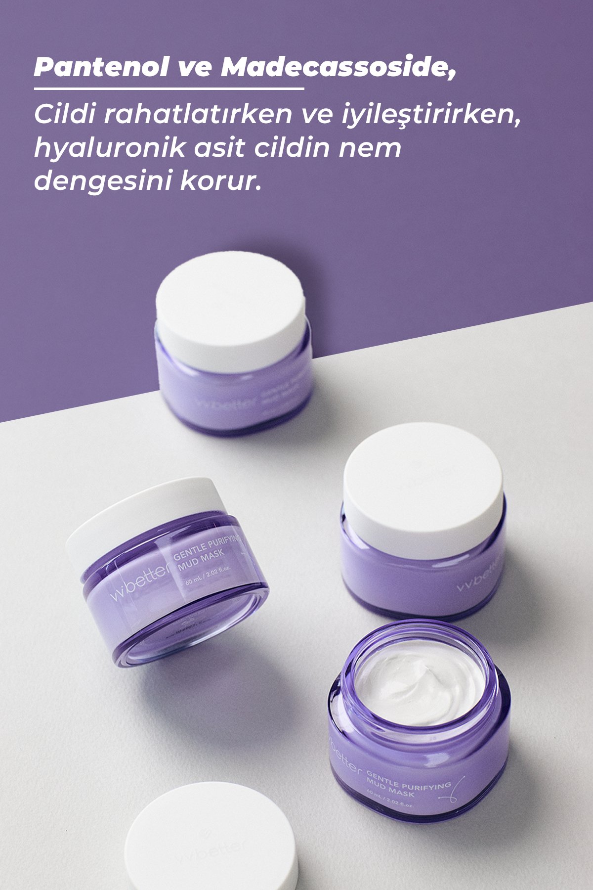 Canlandırıcı ve Arındırıcı Kore Kil Maskesi – Gözenek Temizleyici & Sebum Dengesi 60ml