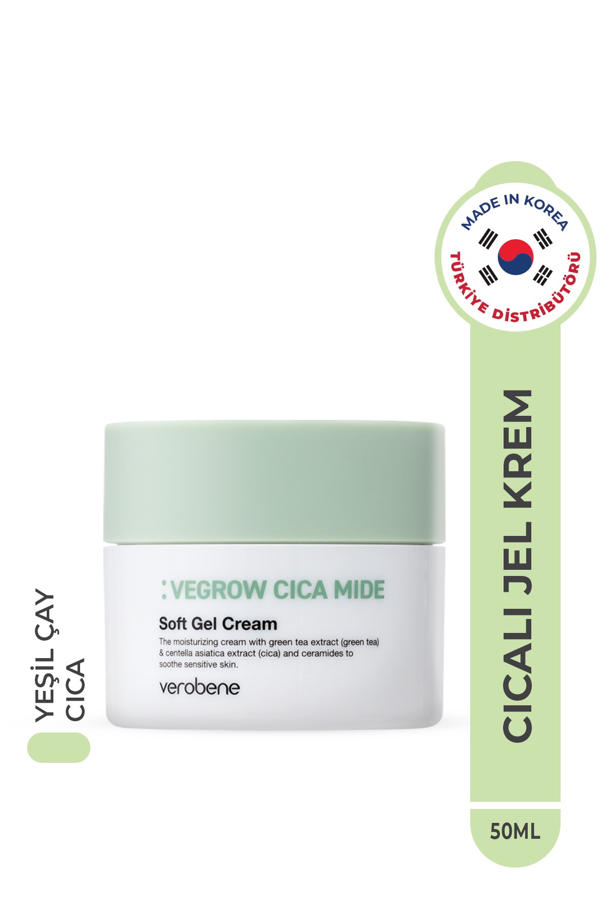 Vegrow Cica Mide Nemlendirici Jel Krem 50ml