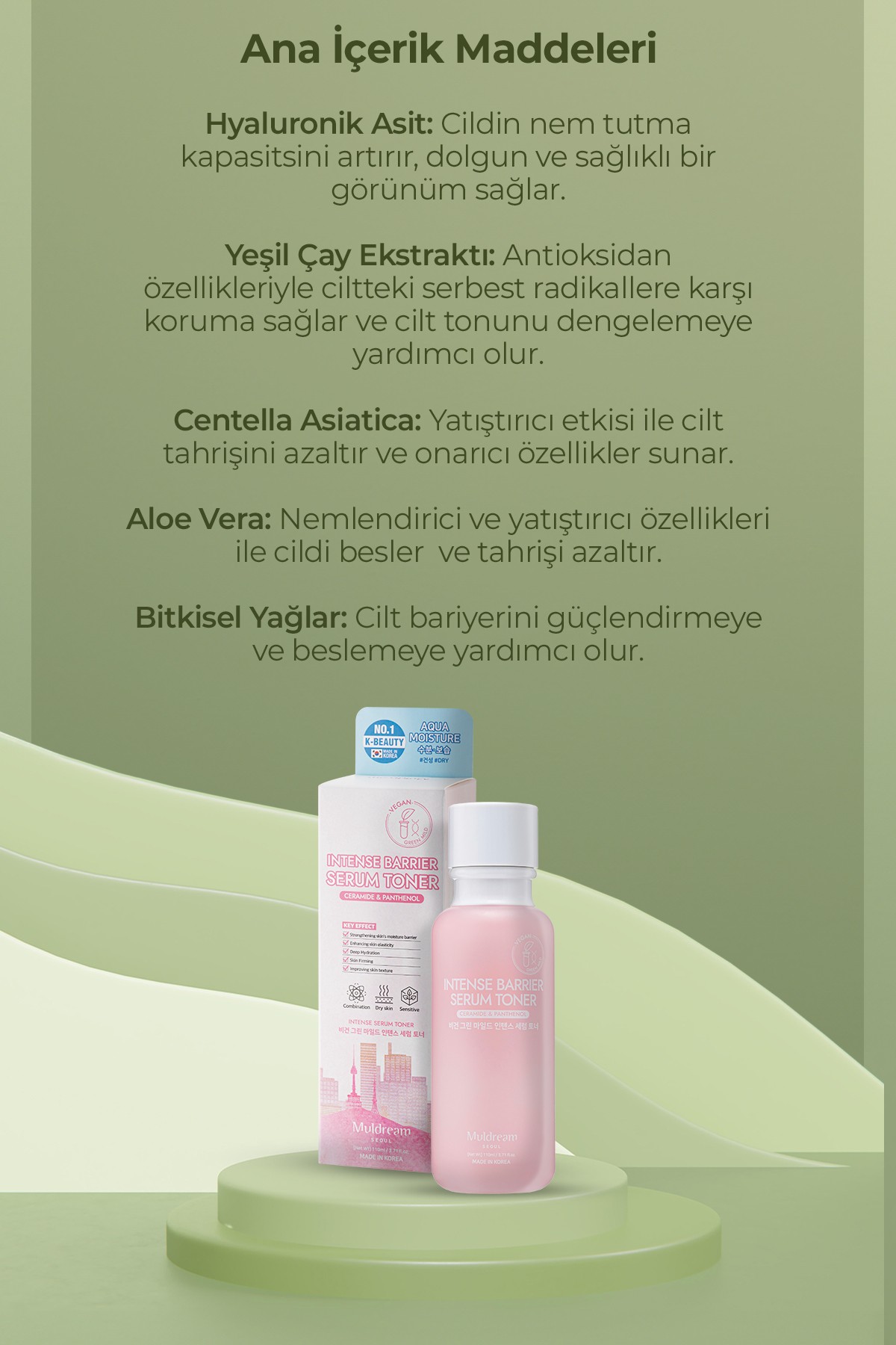 Hassas Ciltler İçin Cilt Bariyeri Güçlendirici S.O.S Kore Serum 110ml – Onarıcı & Yoğun Nem Bakımı