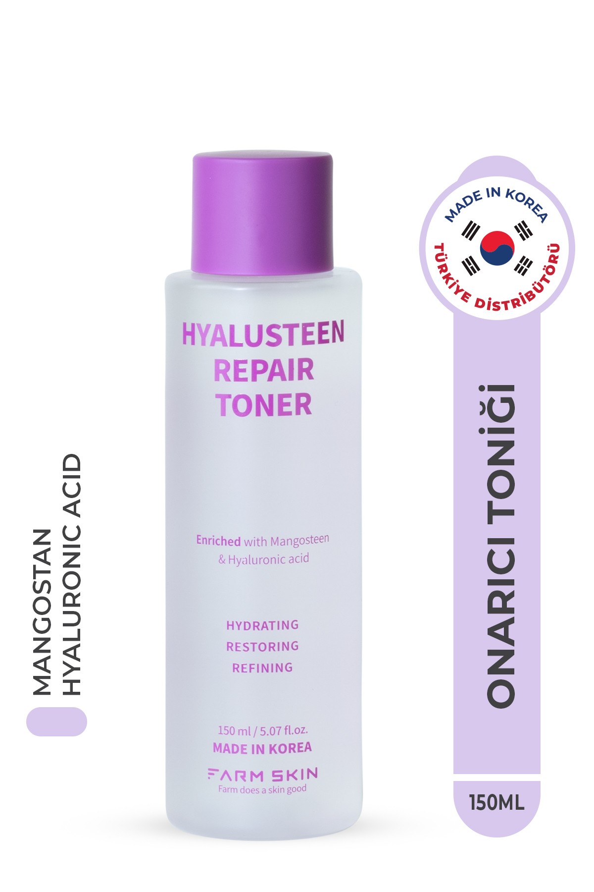 Hyalusteen Repair Toner Onarıcı Bakım Tonik Aydınlatıcı ve Yenileyici Hyaluronic Acid Kore 150ml