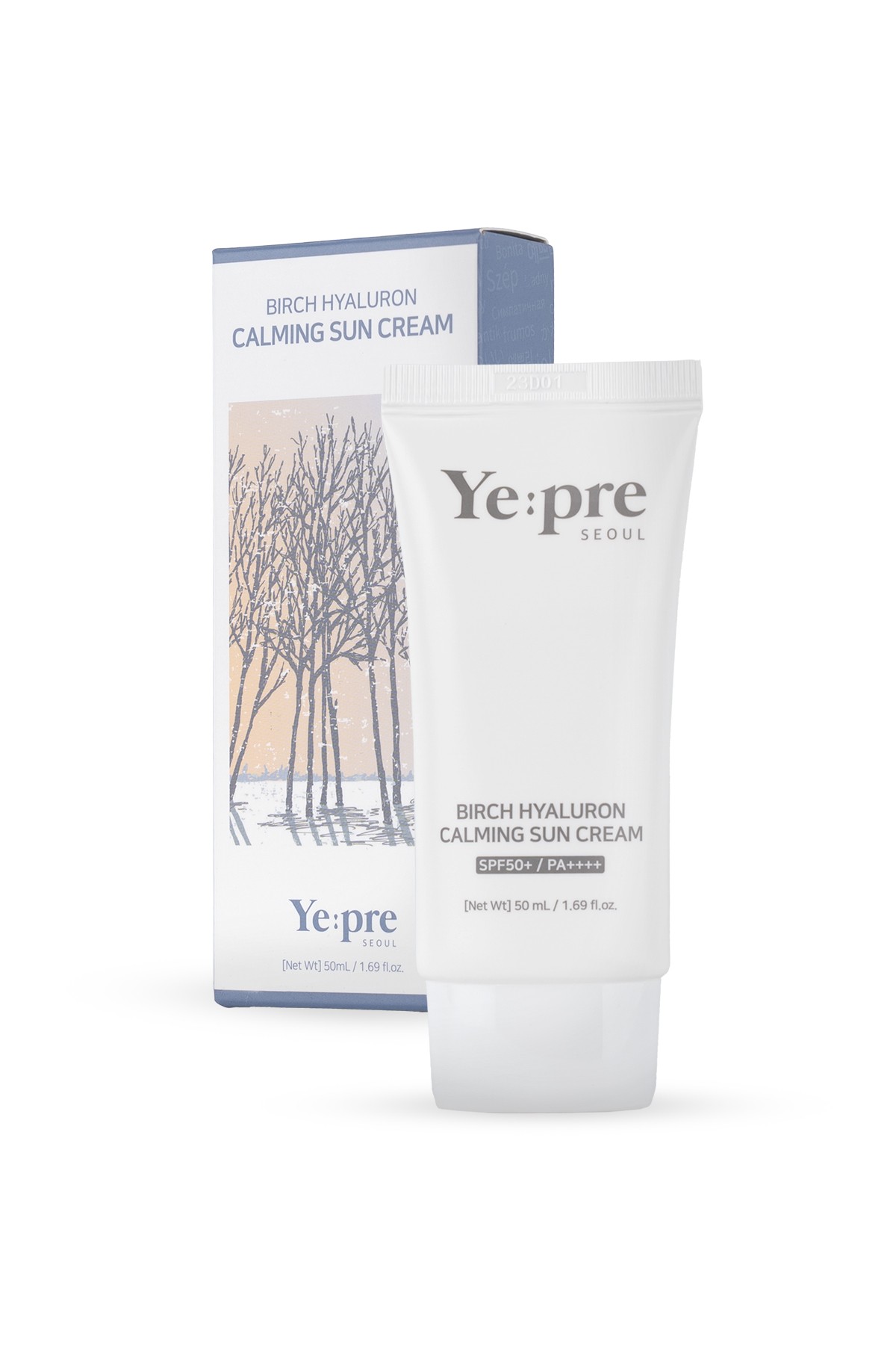 Huş Ağacı Özü İçeren Yatıştırıcı Kore Güneş Kremi SPF50 PA++++ 50ml – Hassas Cilt Koruyucu & Nemlendirici Bakım