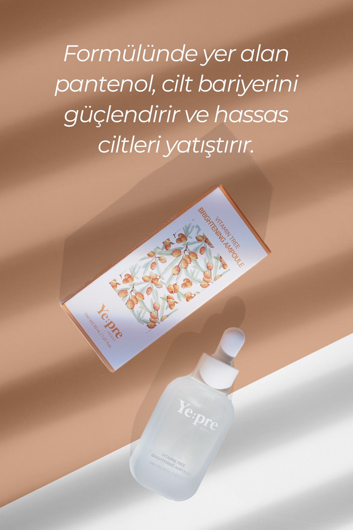 Vitamin İçerikli Aydınlatıcı Ampul 30ml – Cilt Tonu Eşitleyici & Antioksidan Koruma