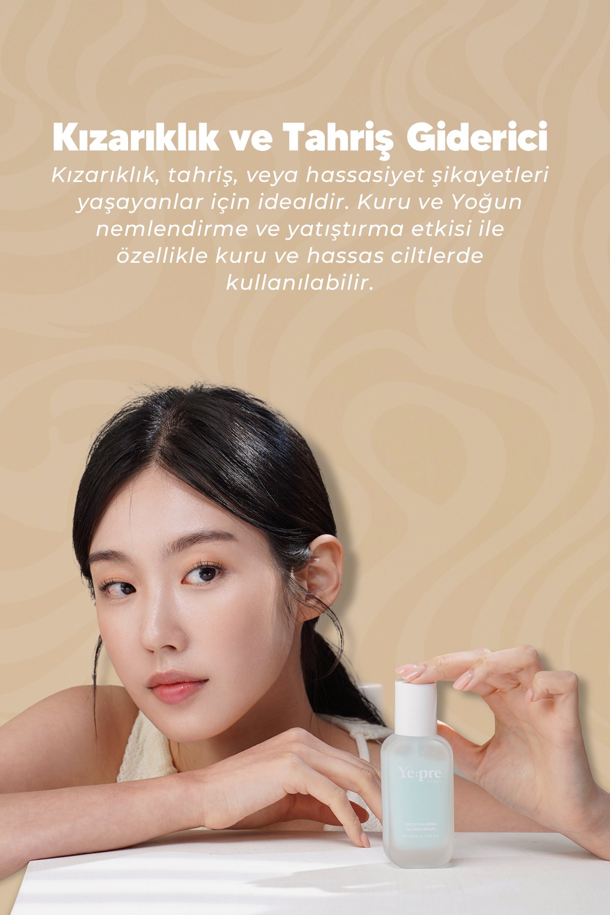 Huş Ağacı Özü ve Hyalüronik Asit İçeren Kore Nemlendirici Yatıştırıcı Serum 50ml – Cilt Bariyeri Güçlendirici & Anti-Aging