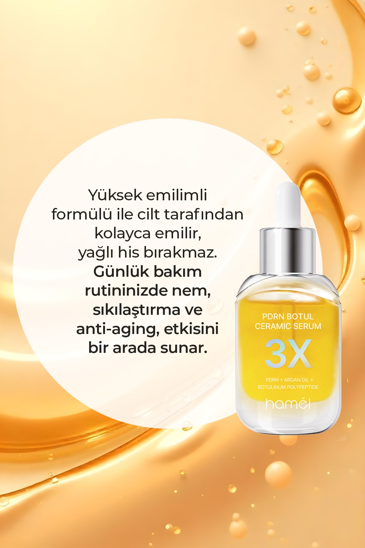 3X PDRN Botul Ceramic Serum Somon DNA lifting Etkili Doku Onarıcı Serum Kore 30ml