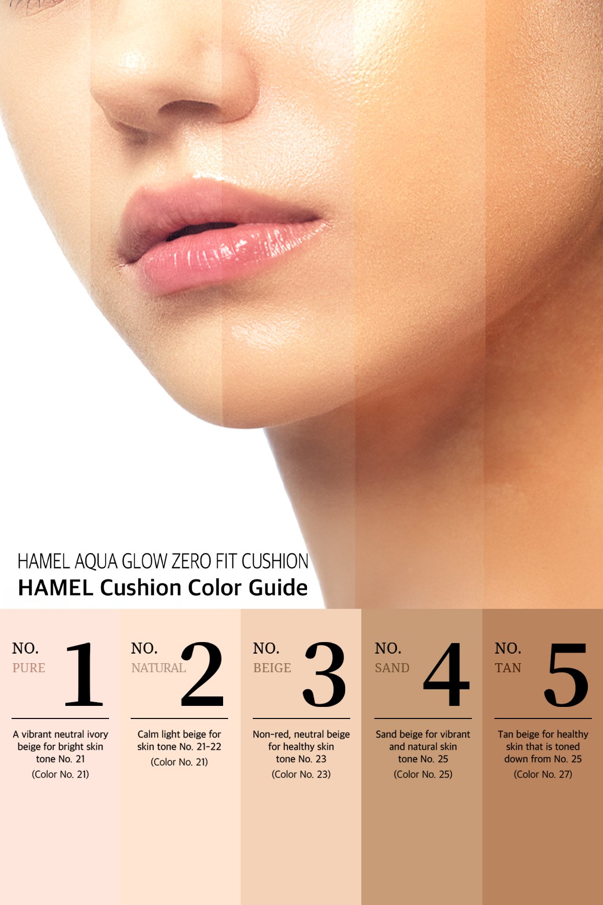 Zero Fit Cushion Uzun Süre Kalıcı Kore Fondöten SPF50+ PA+++ Doğal Bitişli Refill x2 12g