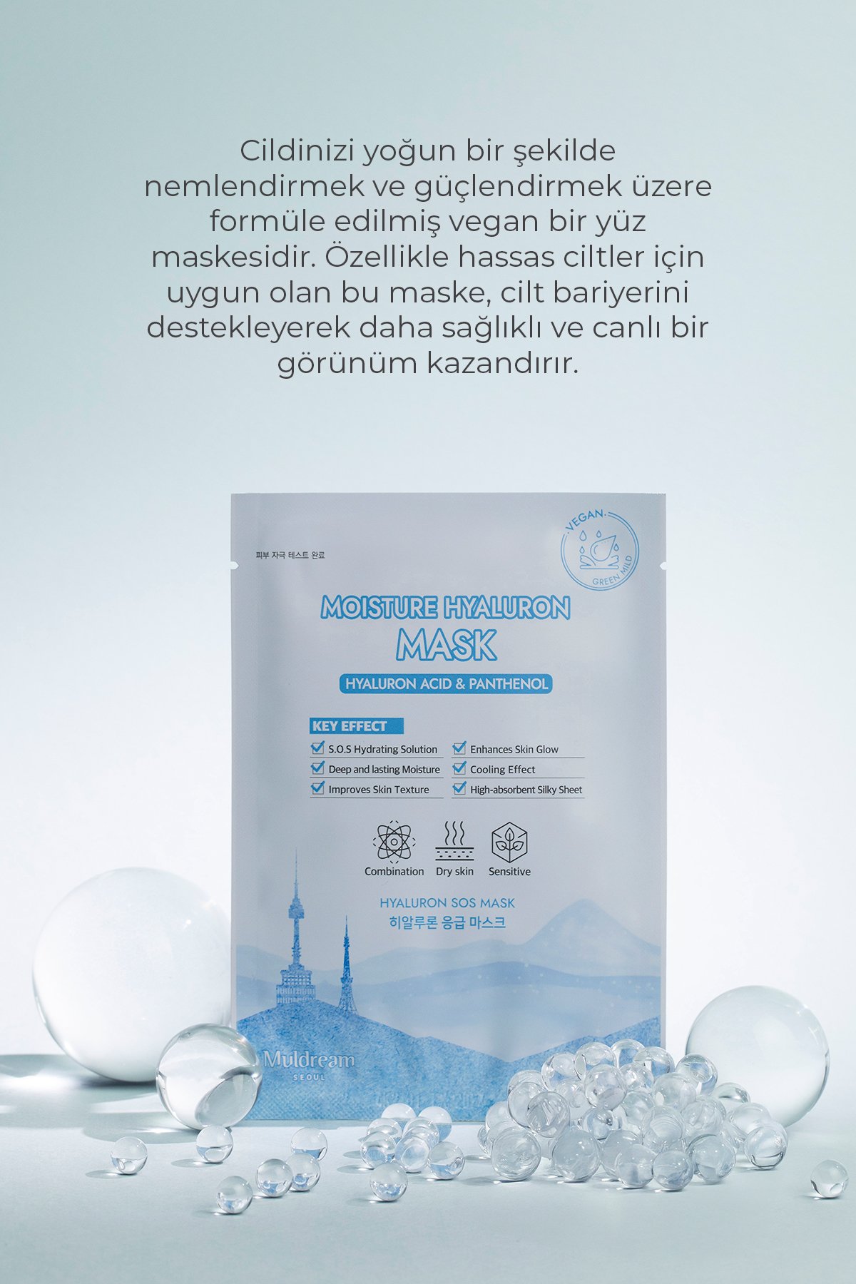 Çay Ağacı Yağı Gözenek Sıkılaştırıcı ve Sebum Dengesi Sağlayan Kore Maske 25ml