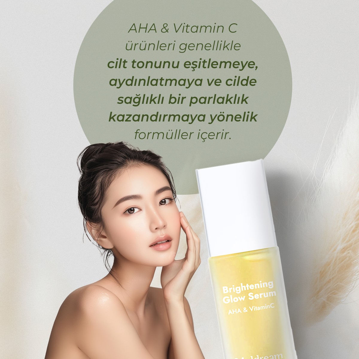 Leke Karşıtı Bakım Seti - Aha Ve C Vitamini Içerikli Krem & Serum