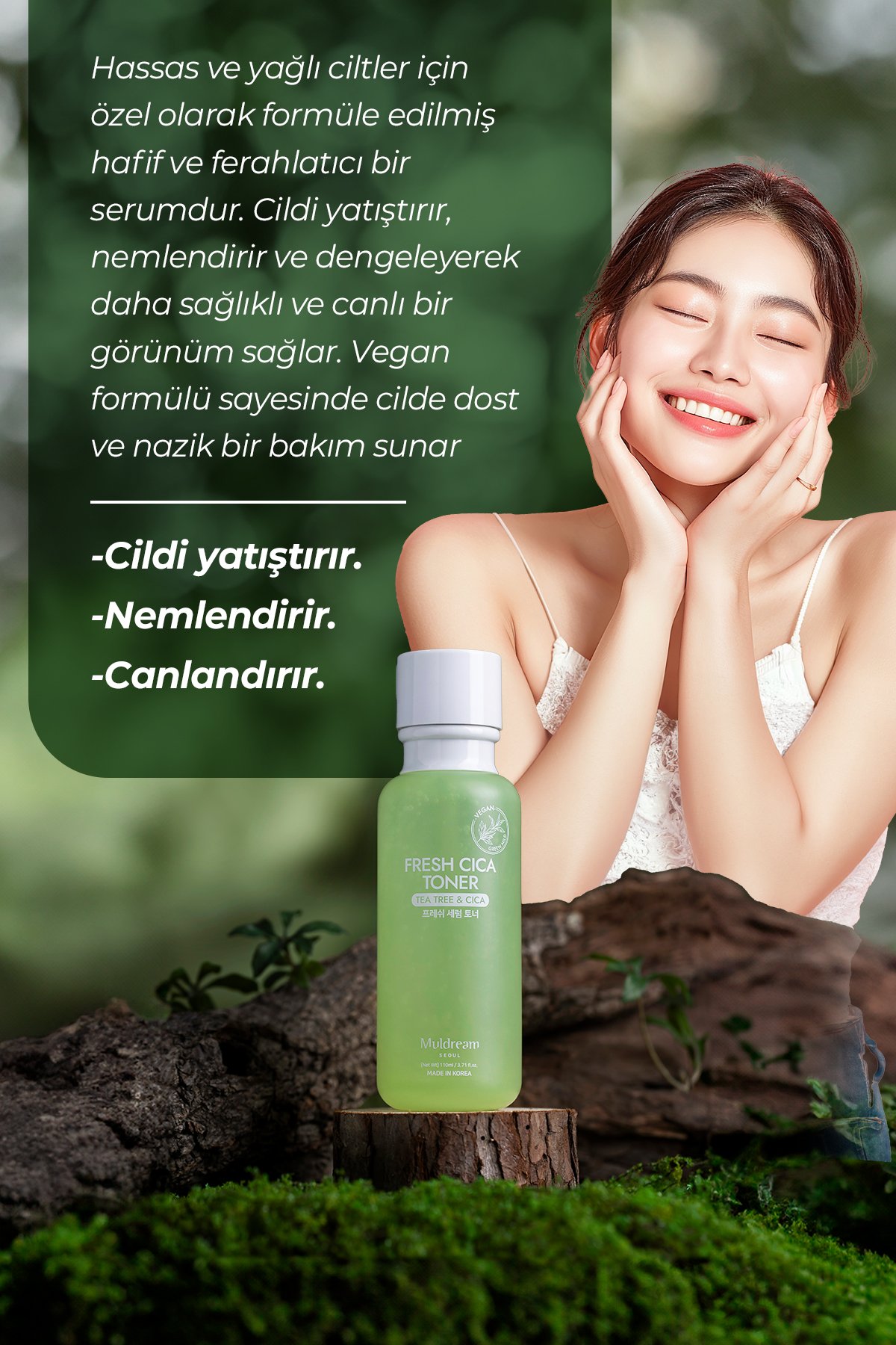 Sebum Dengeleyici Kore Nemlendirici S.O.S. Serum 110ml – Gözenek Sıkılaştırıcı & Yatıştırıcı Etki