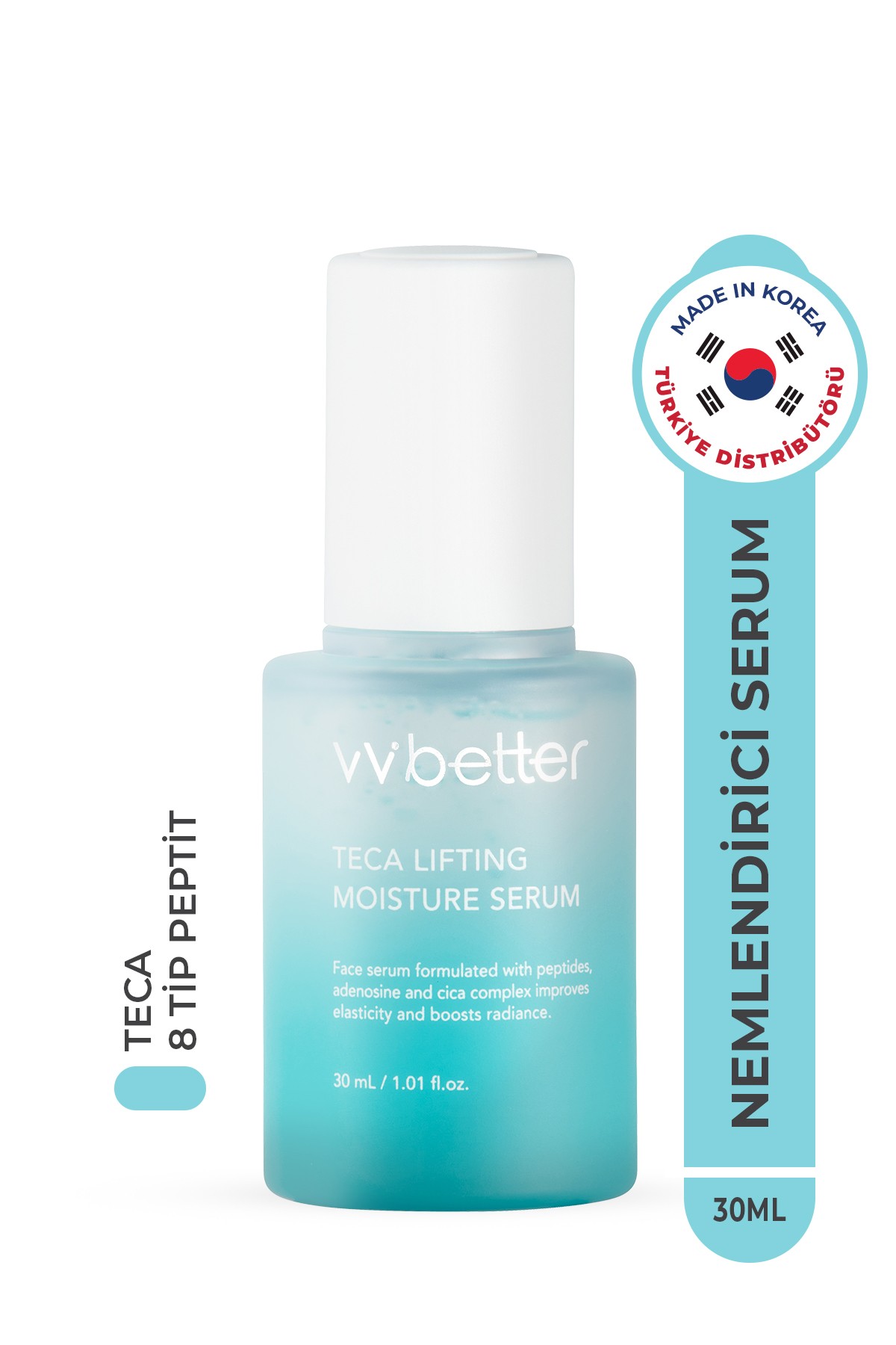 VVBETTER Lifting Etkili Sıkılaştırıcı Kore Nemlendirici Serum 30ml – Yaşlanma Karşıtı & Cilt Tonu Eşitleyici