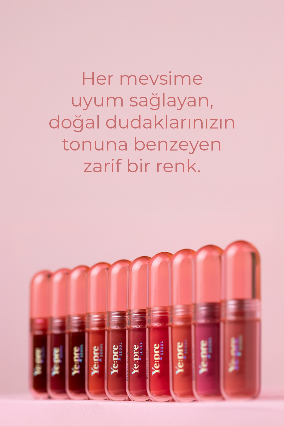 Kadife Dokulu ve Kalıcı Dudak Tinti 03 Coral Pink