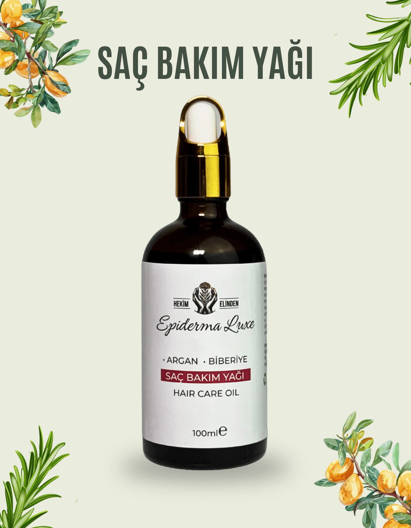Hekim Elinden Dökülme Karşıtı Saç Bakım Yağı
