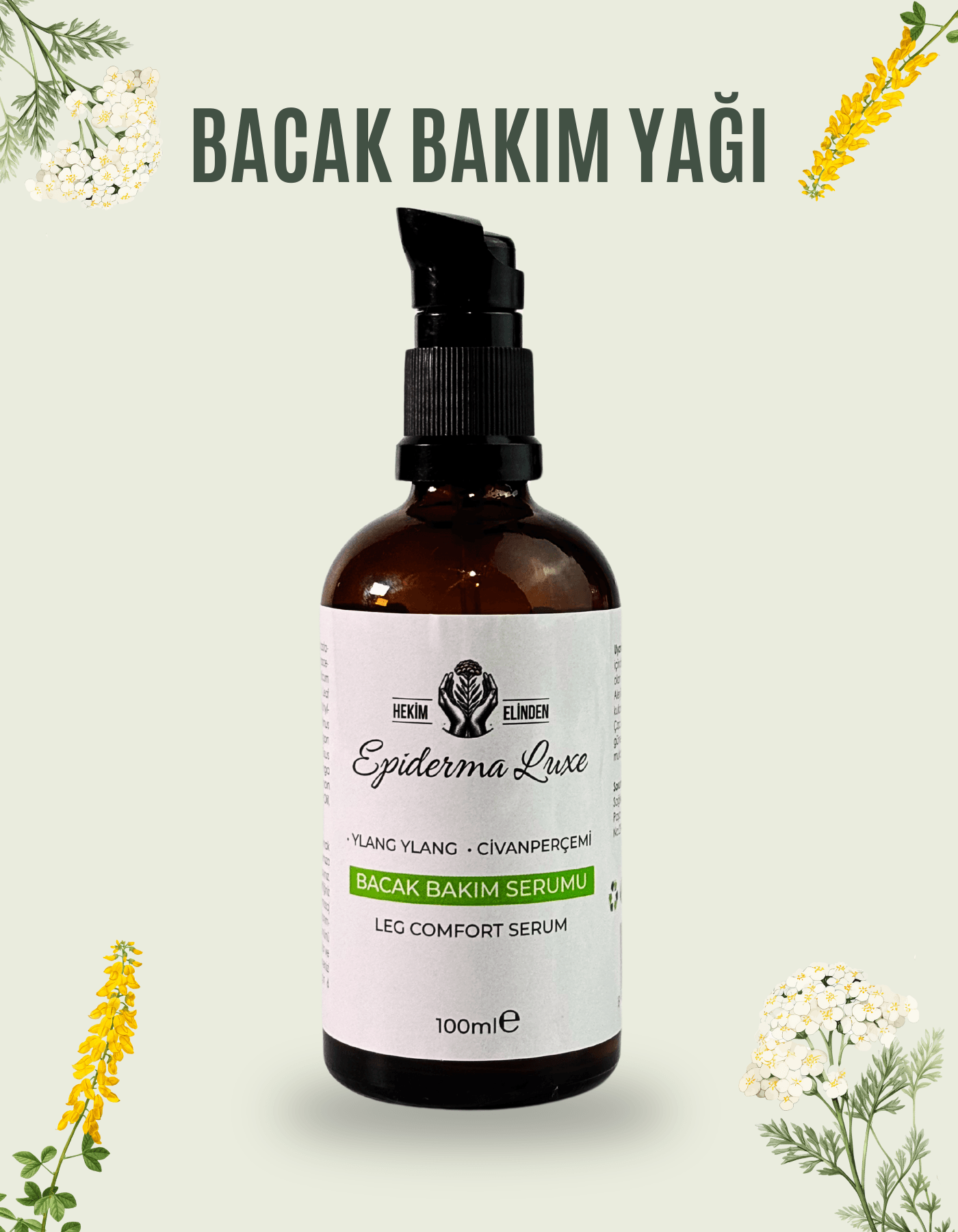 Hekim Elinden Kılcal Damar Çatlakları Varis Karşıtı Serum