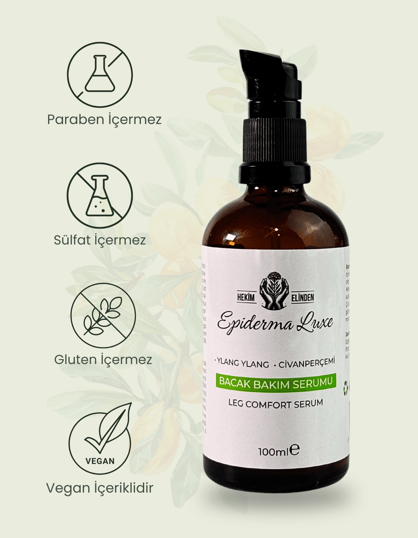 Hekim Elinden Kılcal Damar Çatlakları Varis Karşıtı Serum