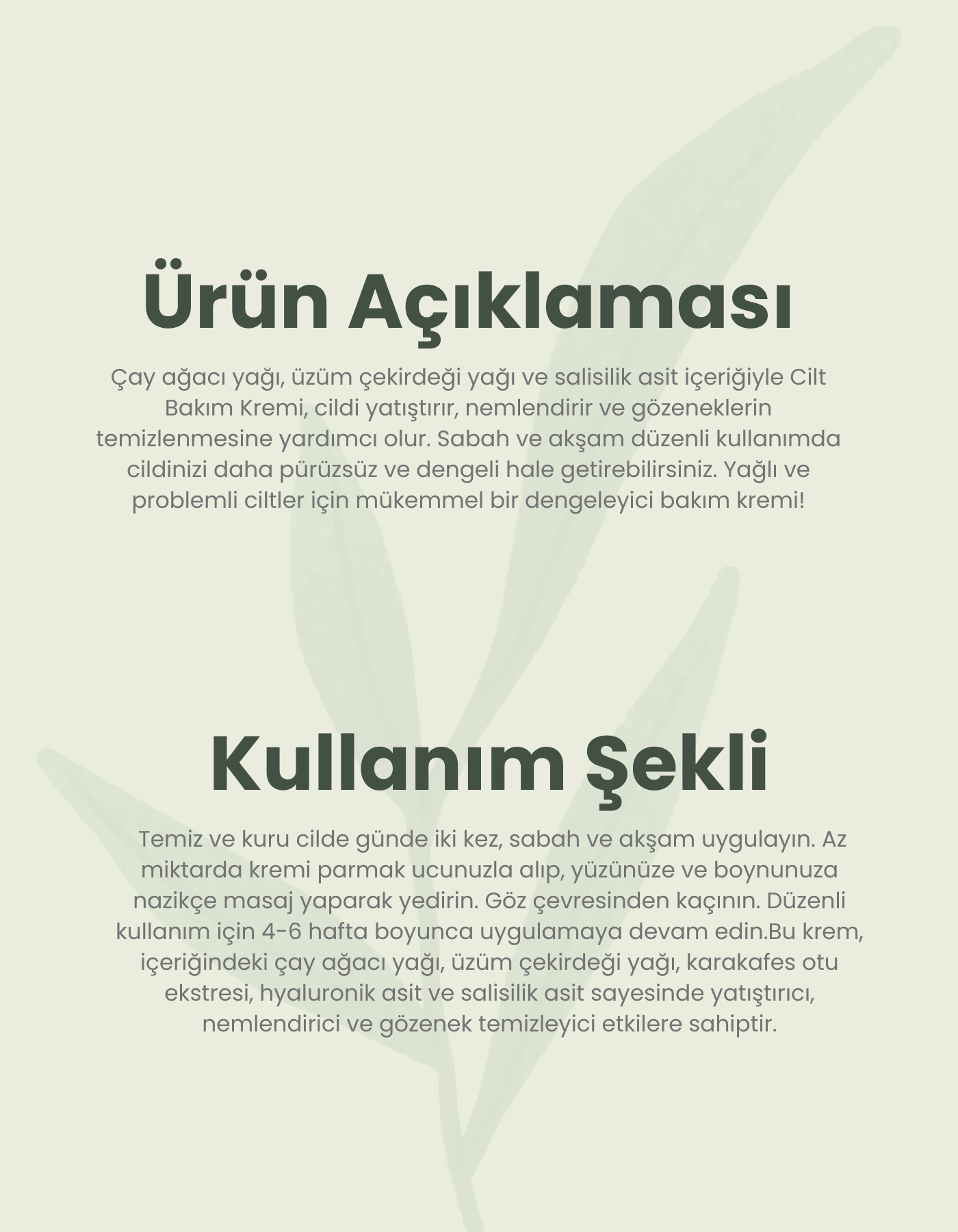 Hekim Elinden Akne Karşıtı Cilt Bakım Kremi