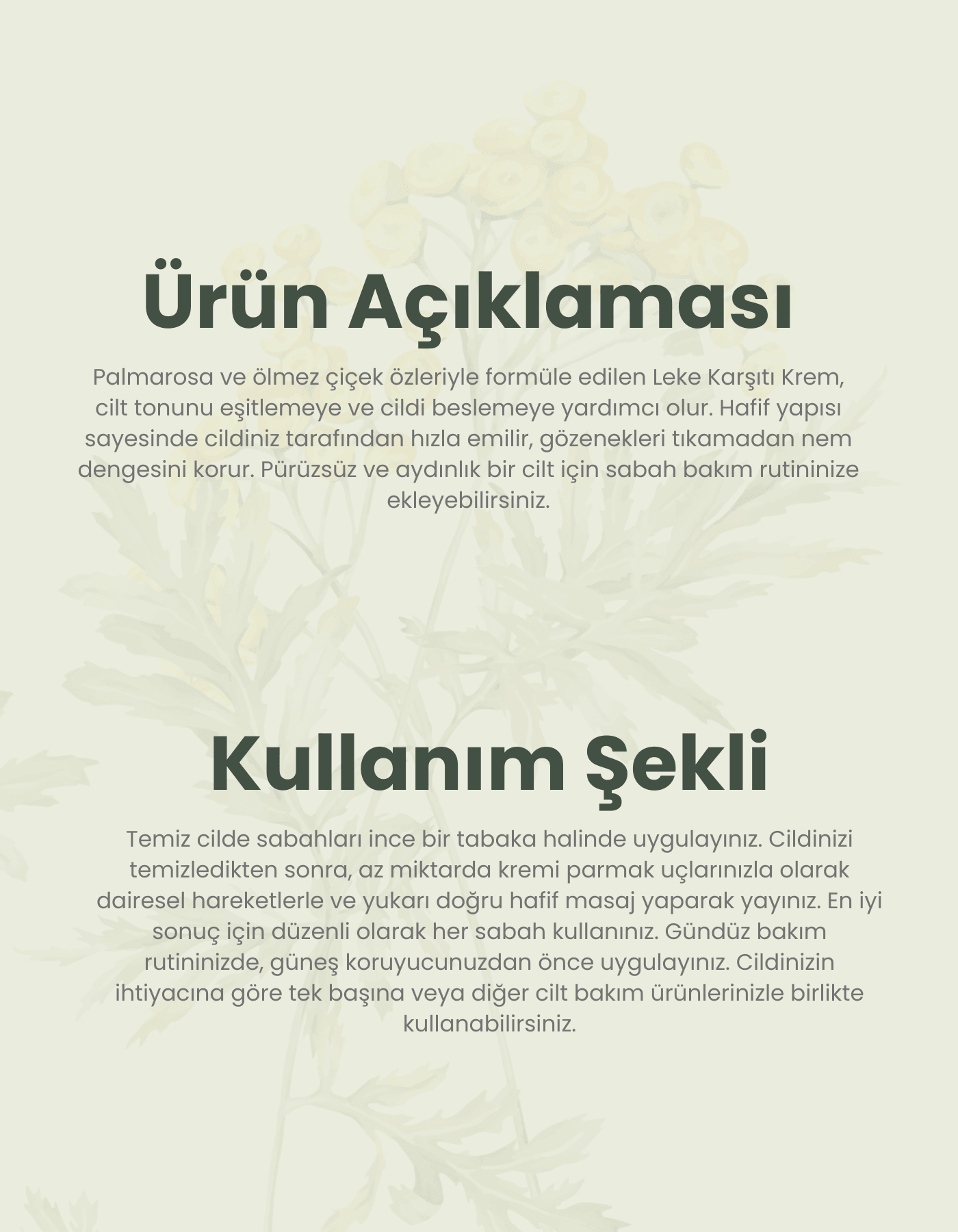 Hekim Elinden Leke Karşıtı Anti-Aging krem
