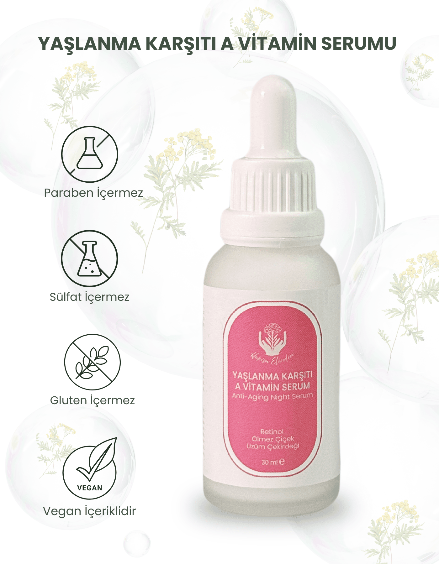Hekim Elinden A Vitamin Retinol Süt Serum