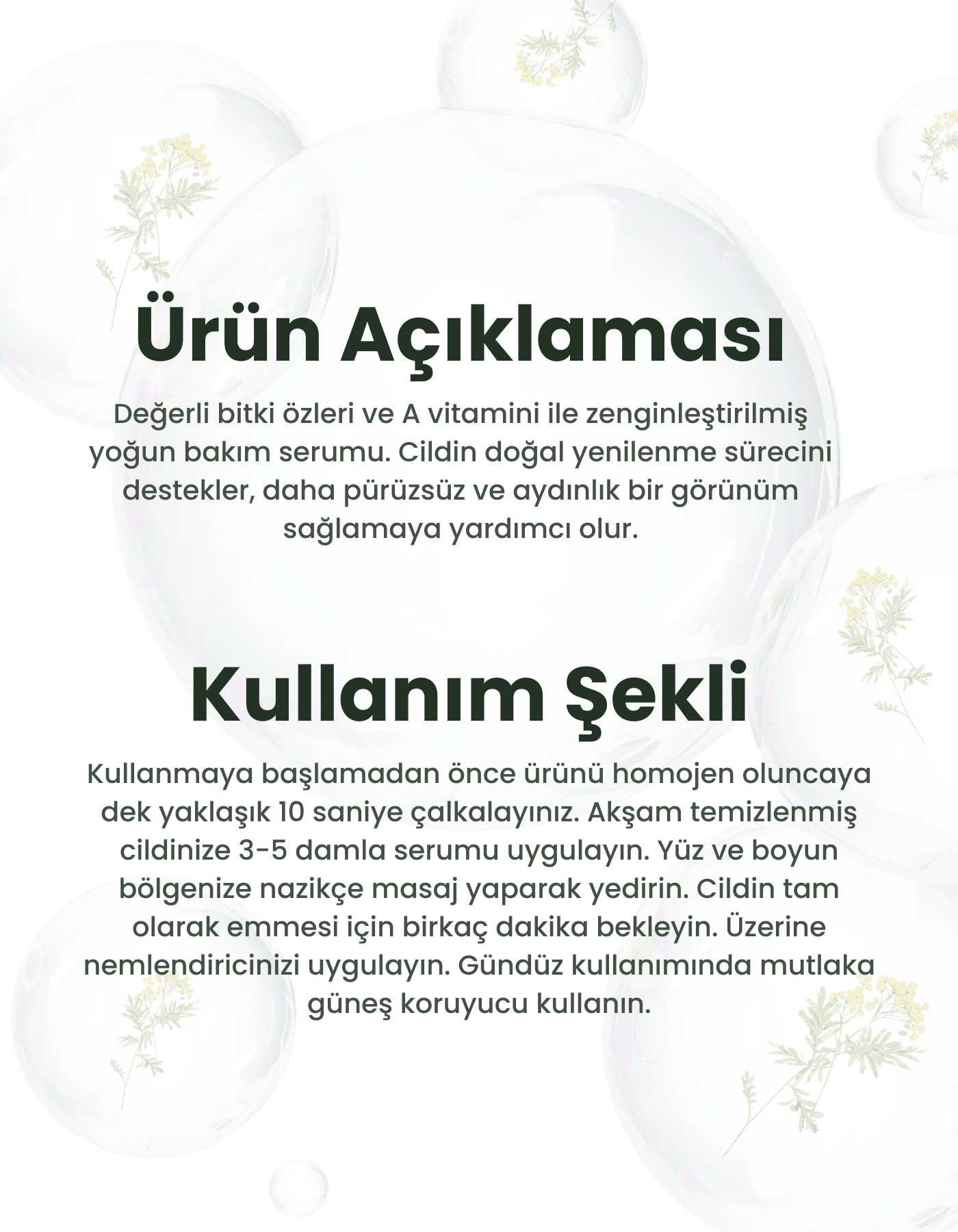 Hekim Elinden A Vitamin Retinol Süt Serum