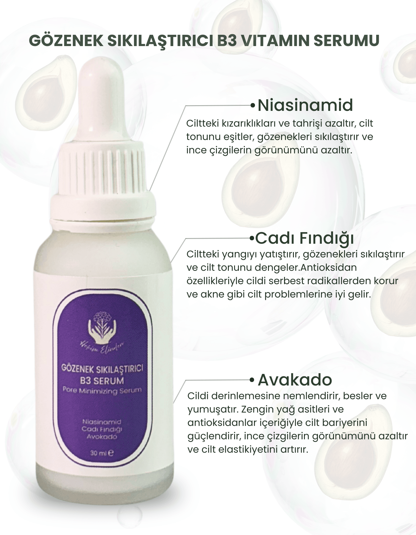 Hekim Elinden B3 Vitamin Niasinamid Serum