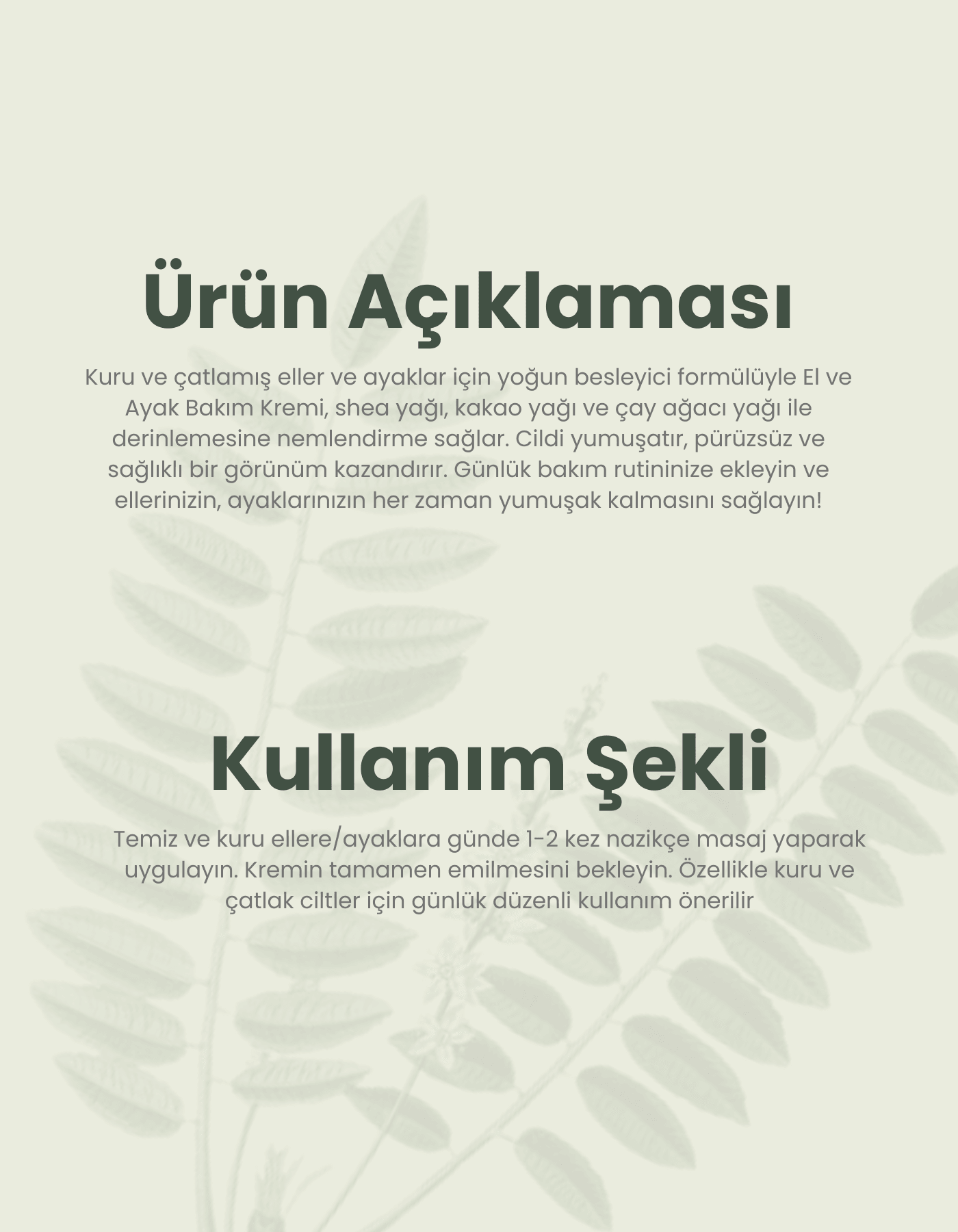 Hekim Elinden El Ayak Bakım Kremi