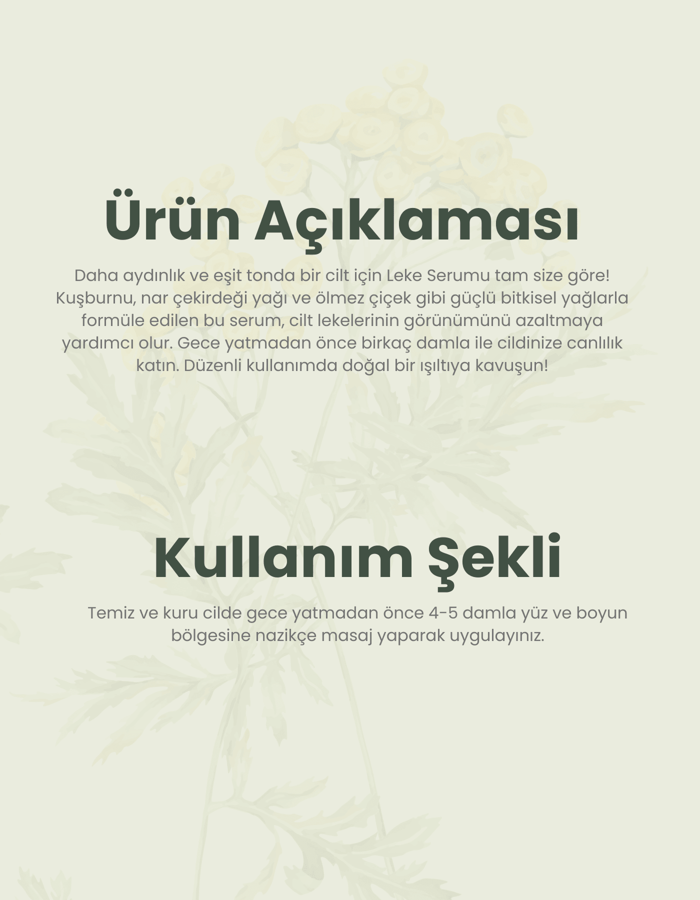 Hekim Elinden Leke Karşıtı Serum