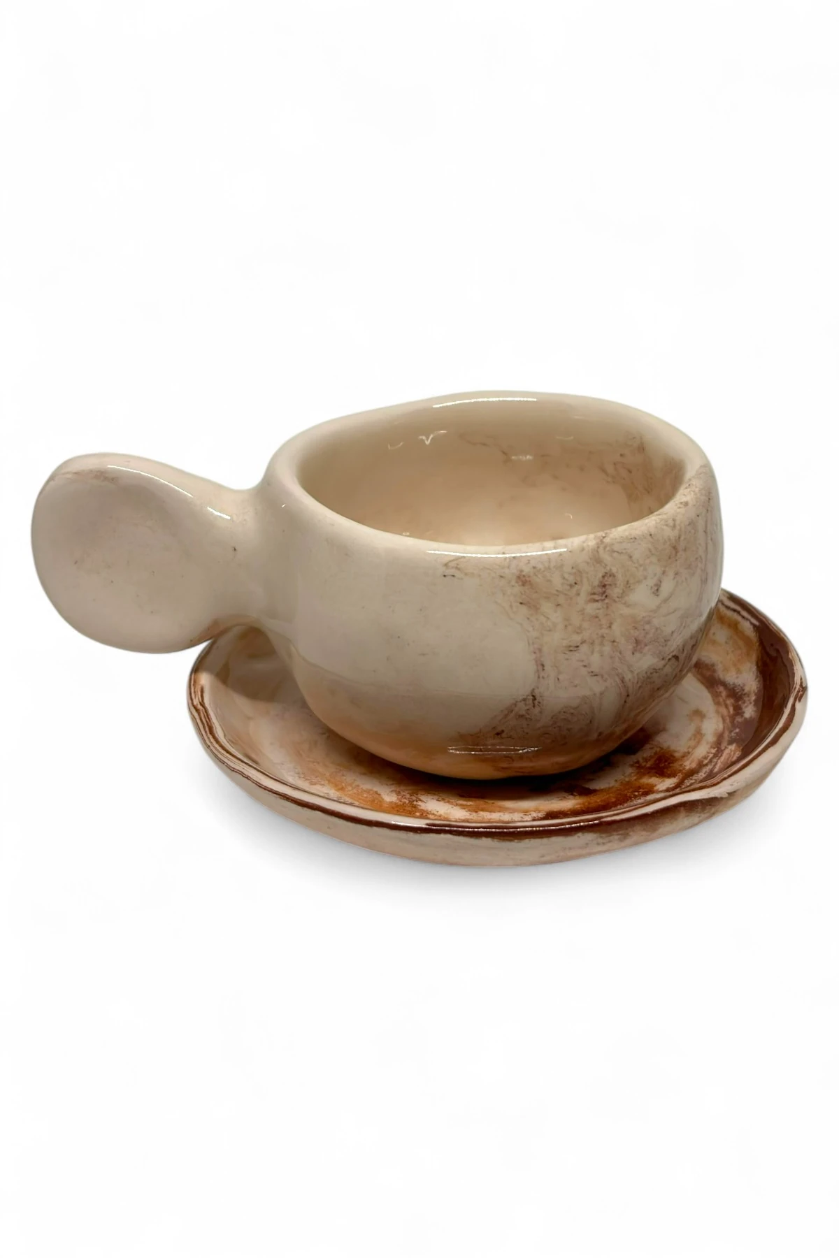 Ebruli Türk Kahvesi Fincanı